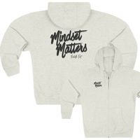 Mindset Matters Zip Up Hoodie