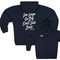 Never Give Up Zip Up Hoodie
