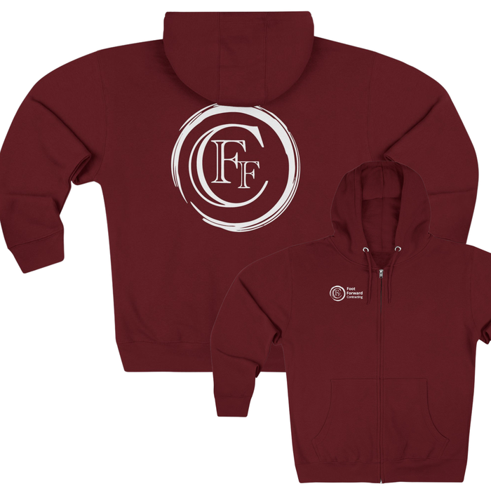 Foot Forward Contracting Zip Up Hoodie