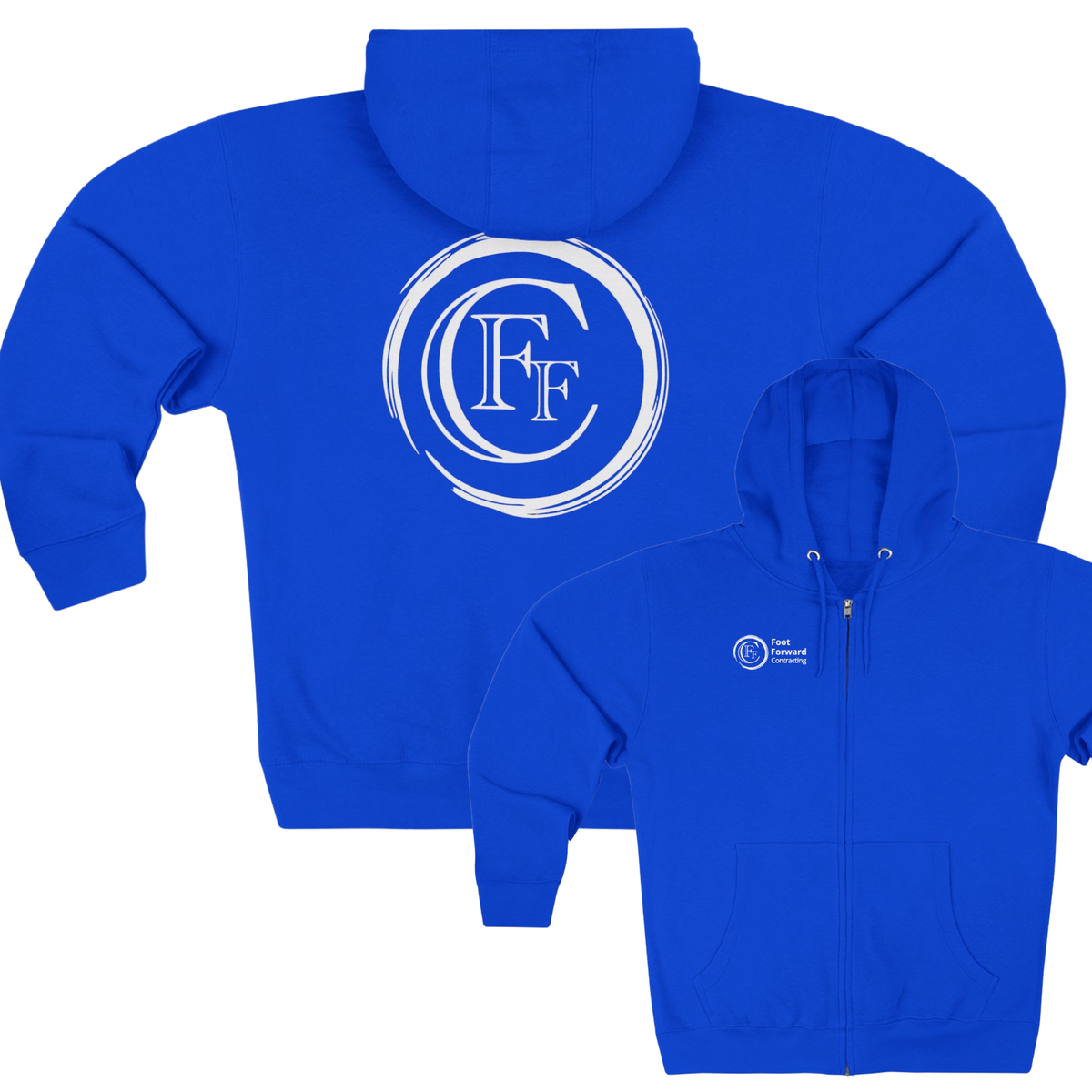 Foot Forward Contracting Zip Up Hoodie